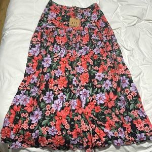 Abel the label ATL midi floral skirt